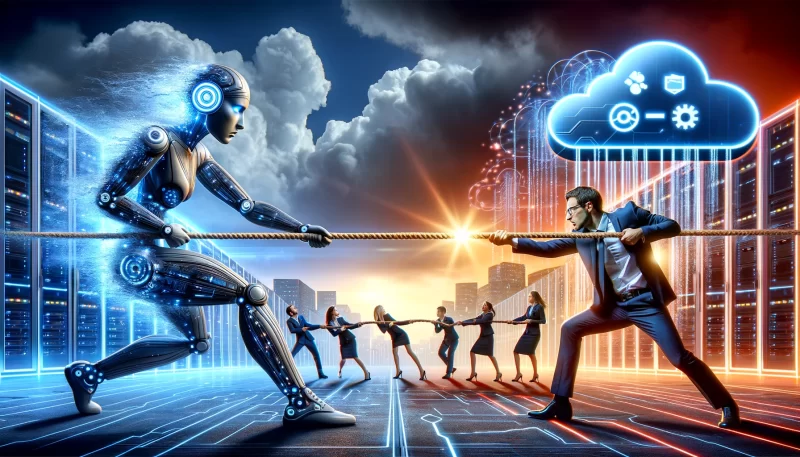 Cloud AI Tug of War